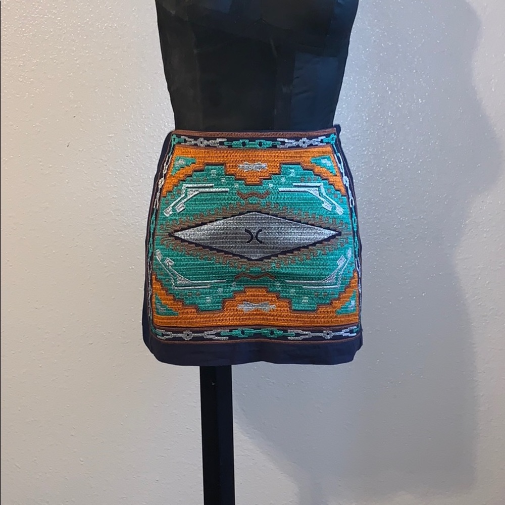 New Mexico Style Mini Skirt